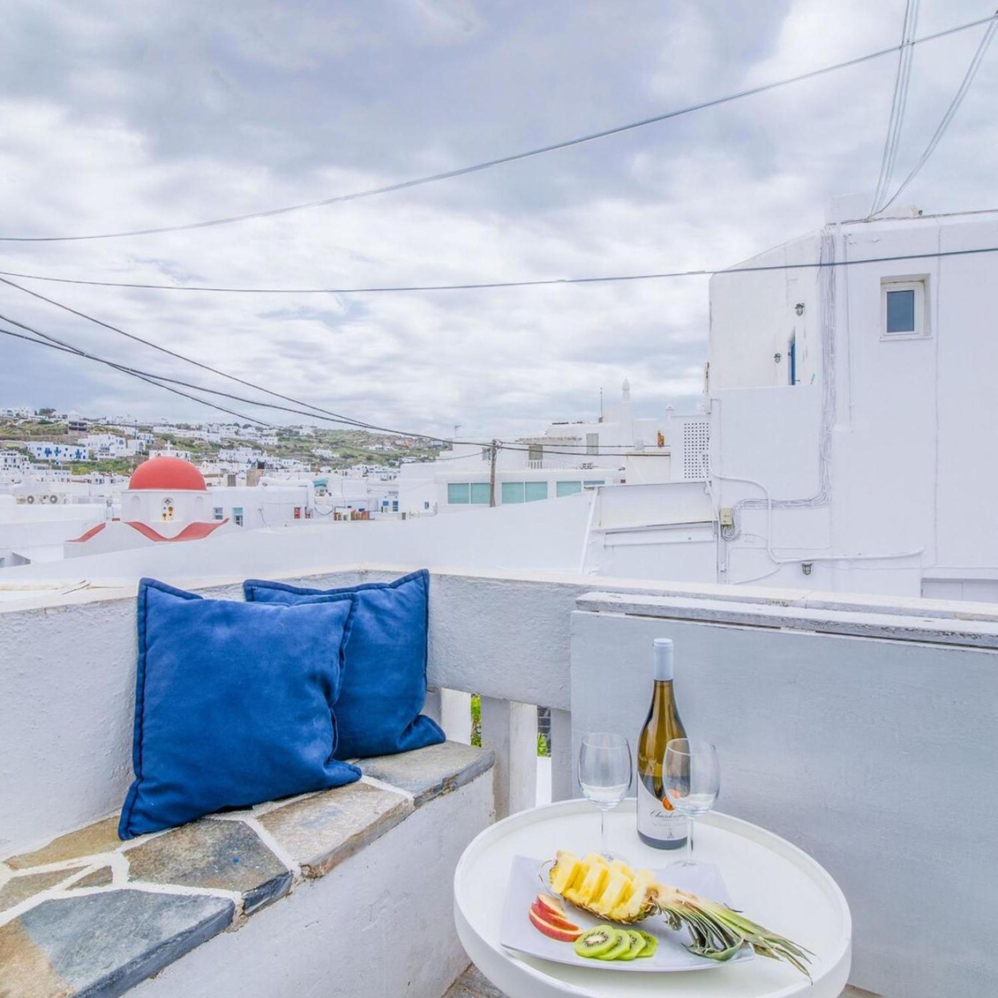 Ferienwohnung Like A White Seagull In Mykonos! Mykonos Town Exterior foto